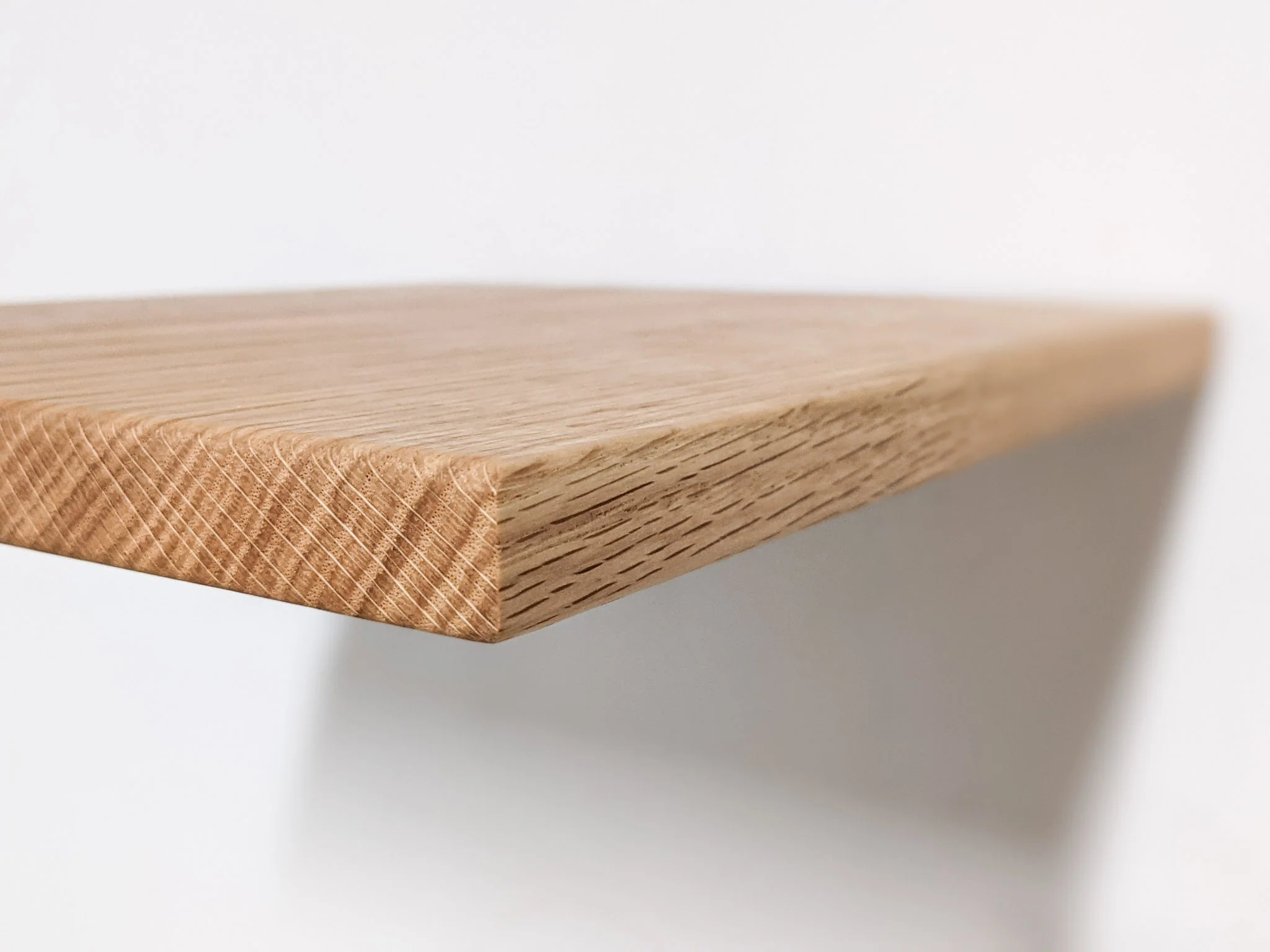 CLEARANCE: Thin Oak Floating Shelves | 10"L x 5"W - Image 5