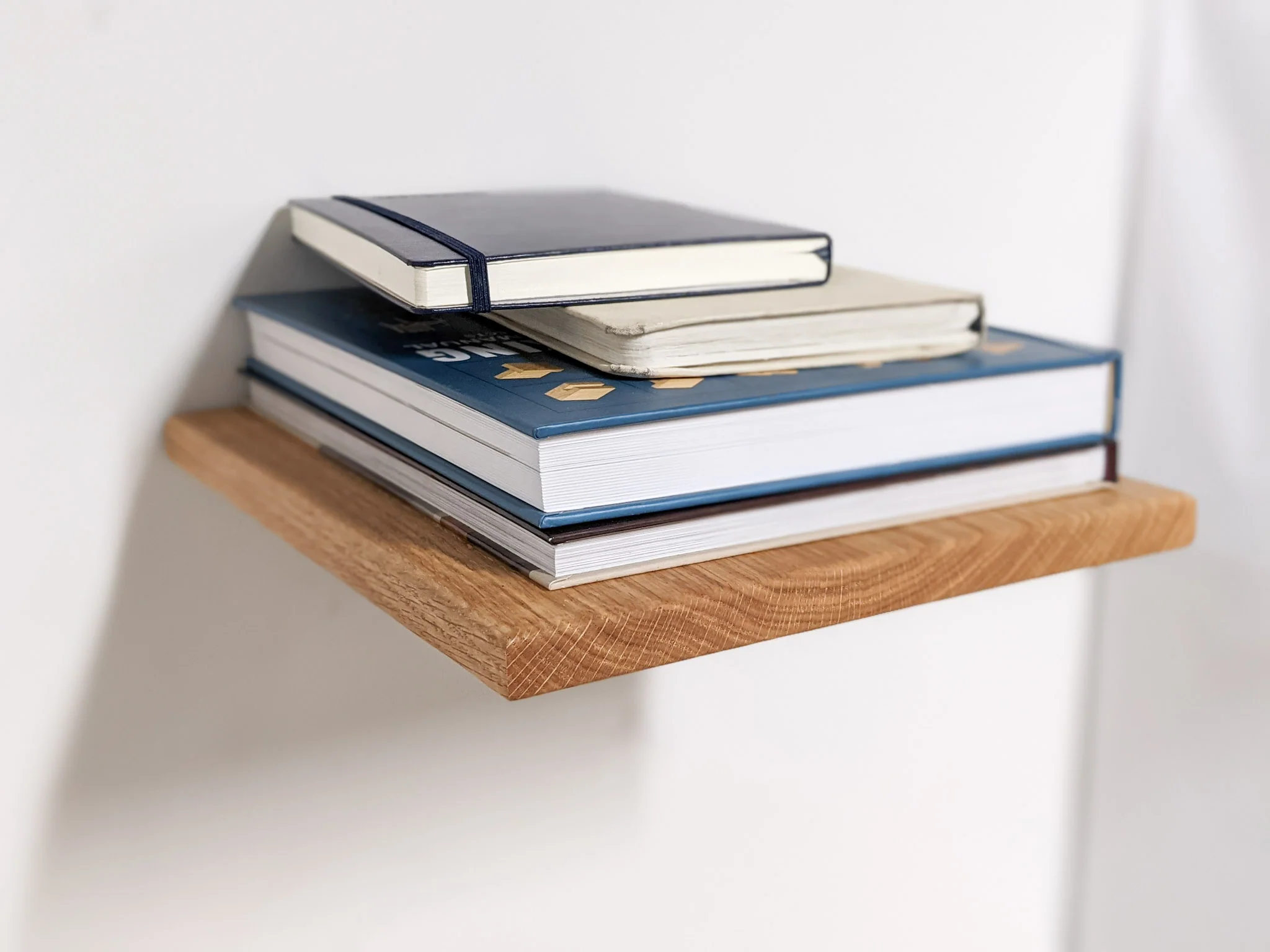 CLEARANCE: Thin Oak Floating Shelves | 10"L x 5"W - Image 6