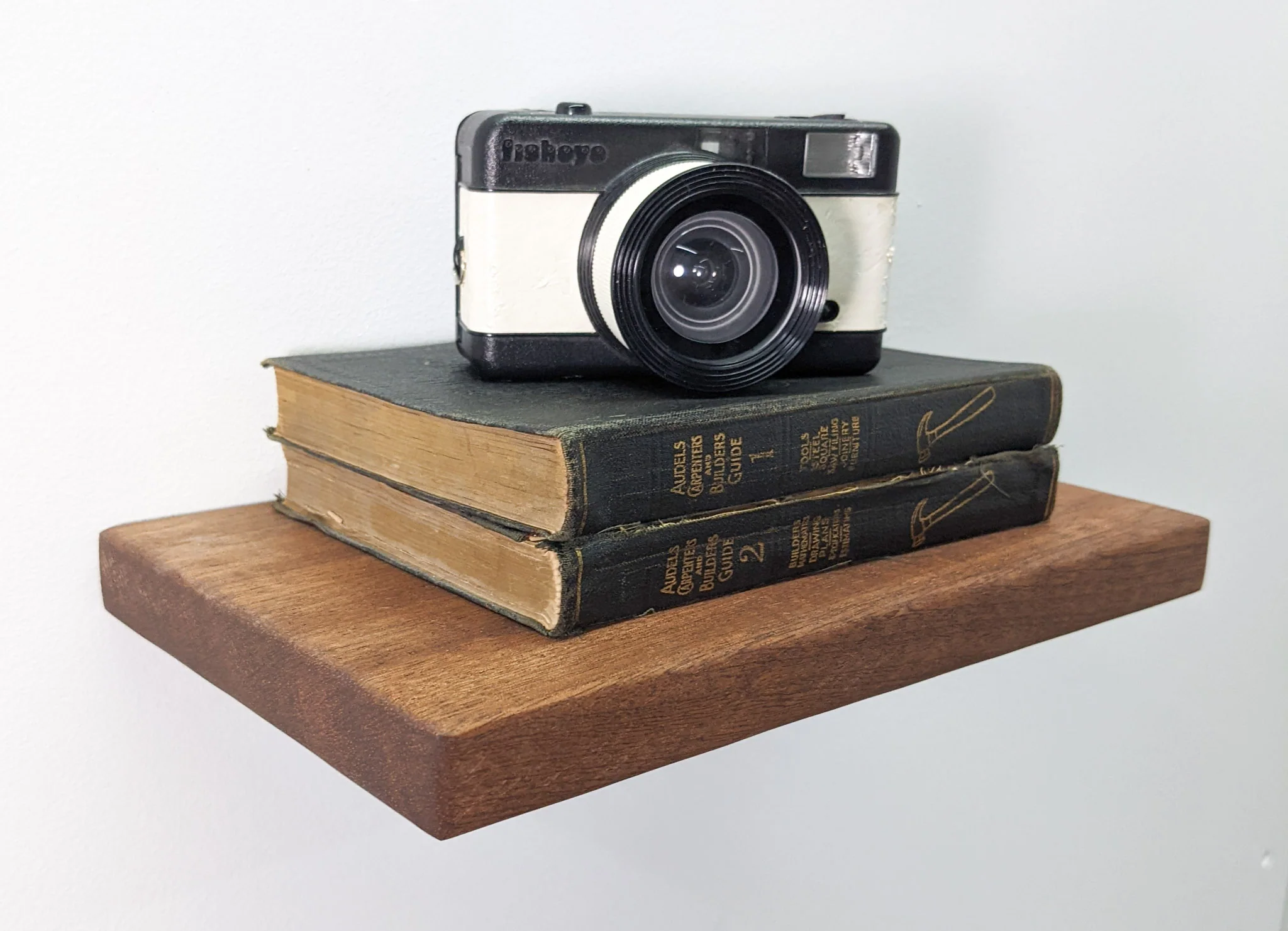 CLEARANCE: Thin, Small, Mahogany Floating Shelves | 18"L x 6"W - Image 4