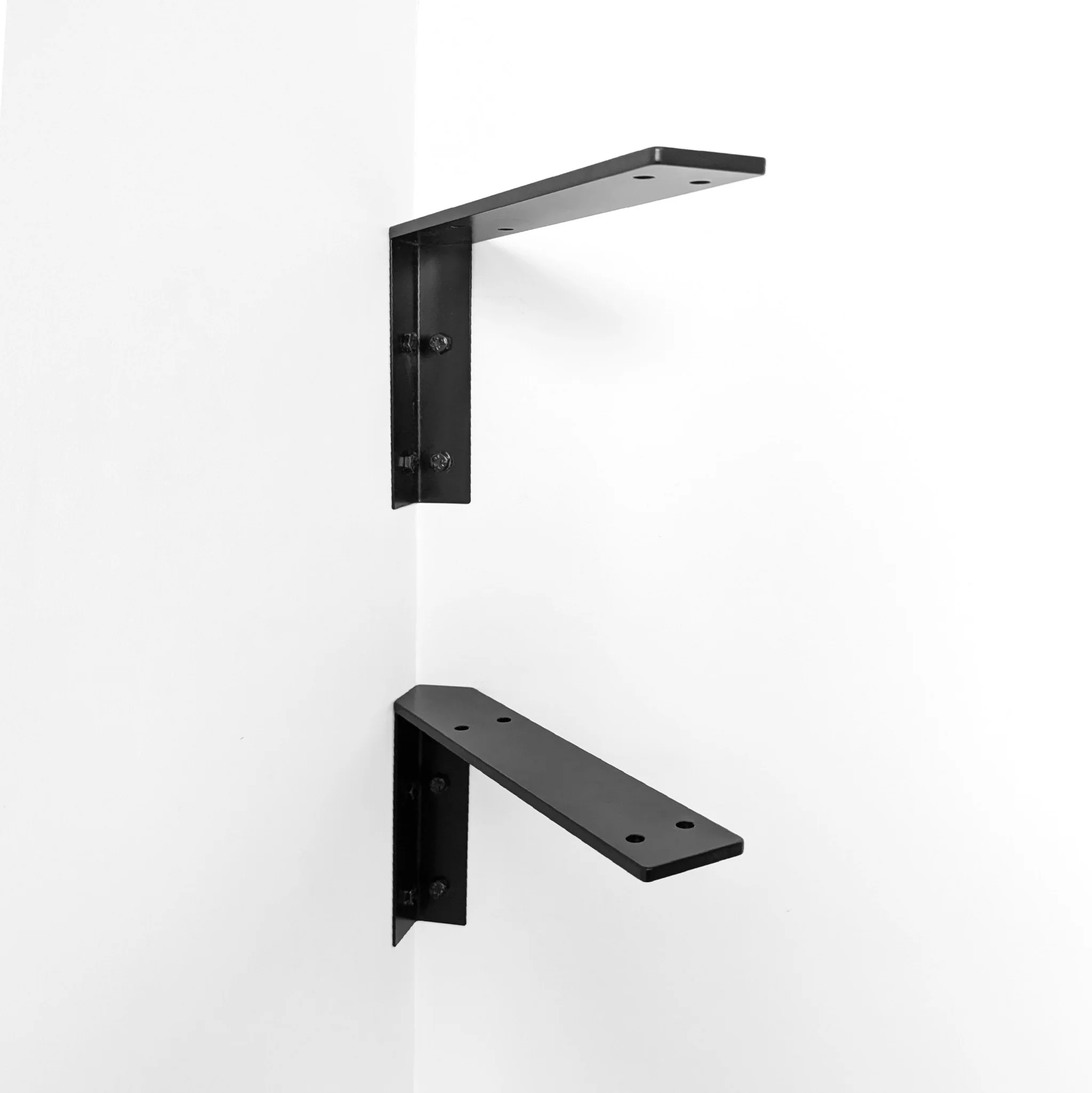 Corner Shelf with Visible Bracket - Image 3