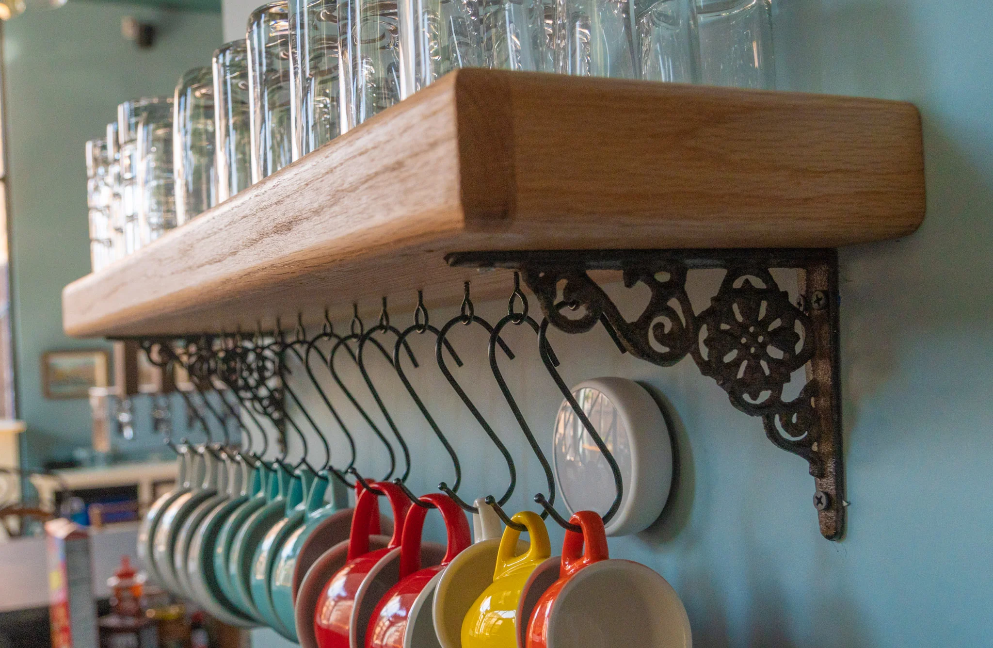 Coffee Mug Shelf for Glasses and Coffee Cups - Image 6