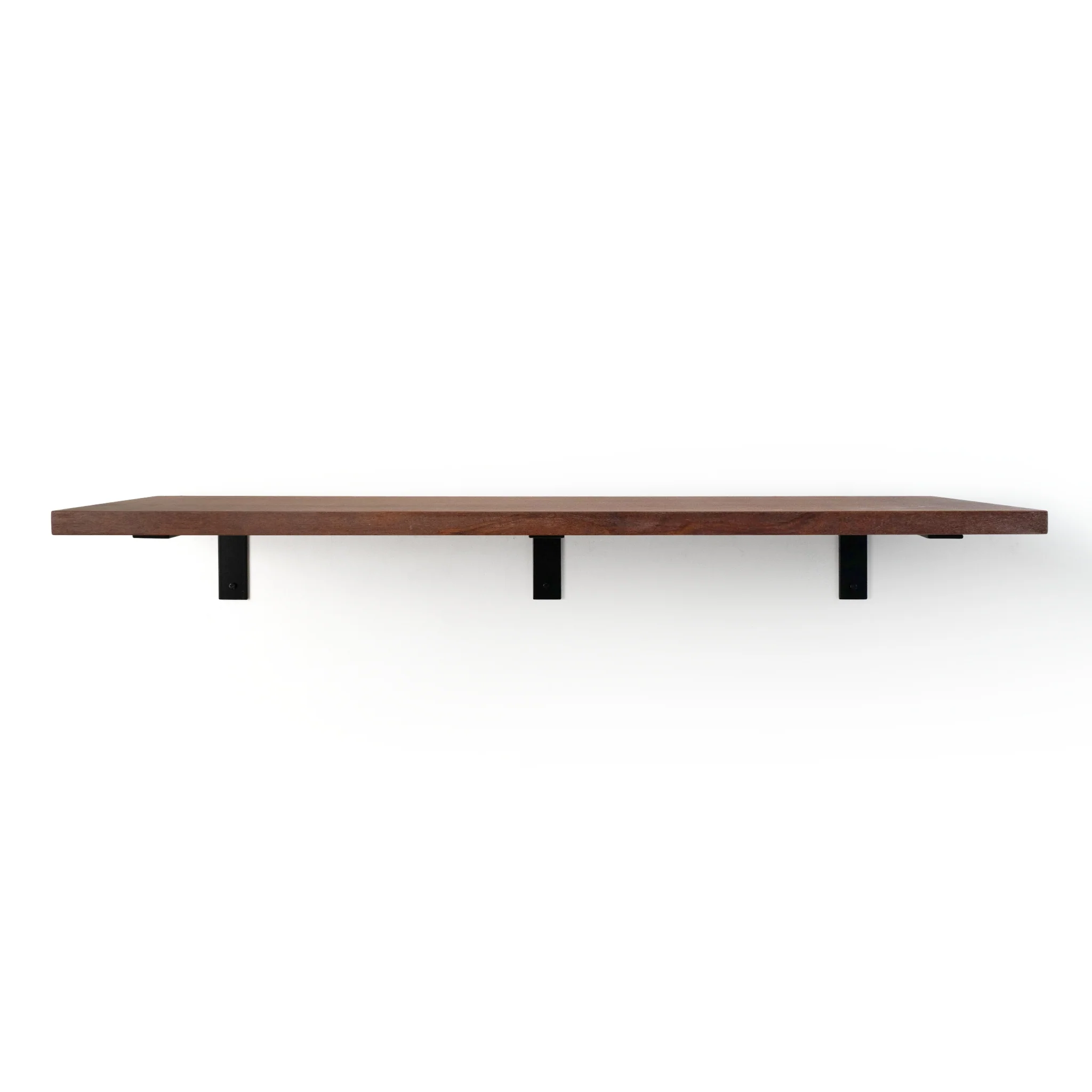 Deep Shelf with Black Steel L Brackets - Image 4