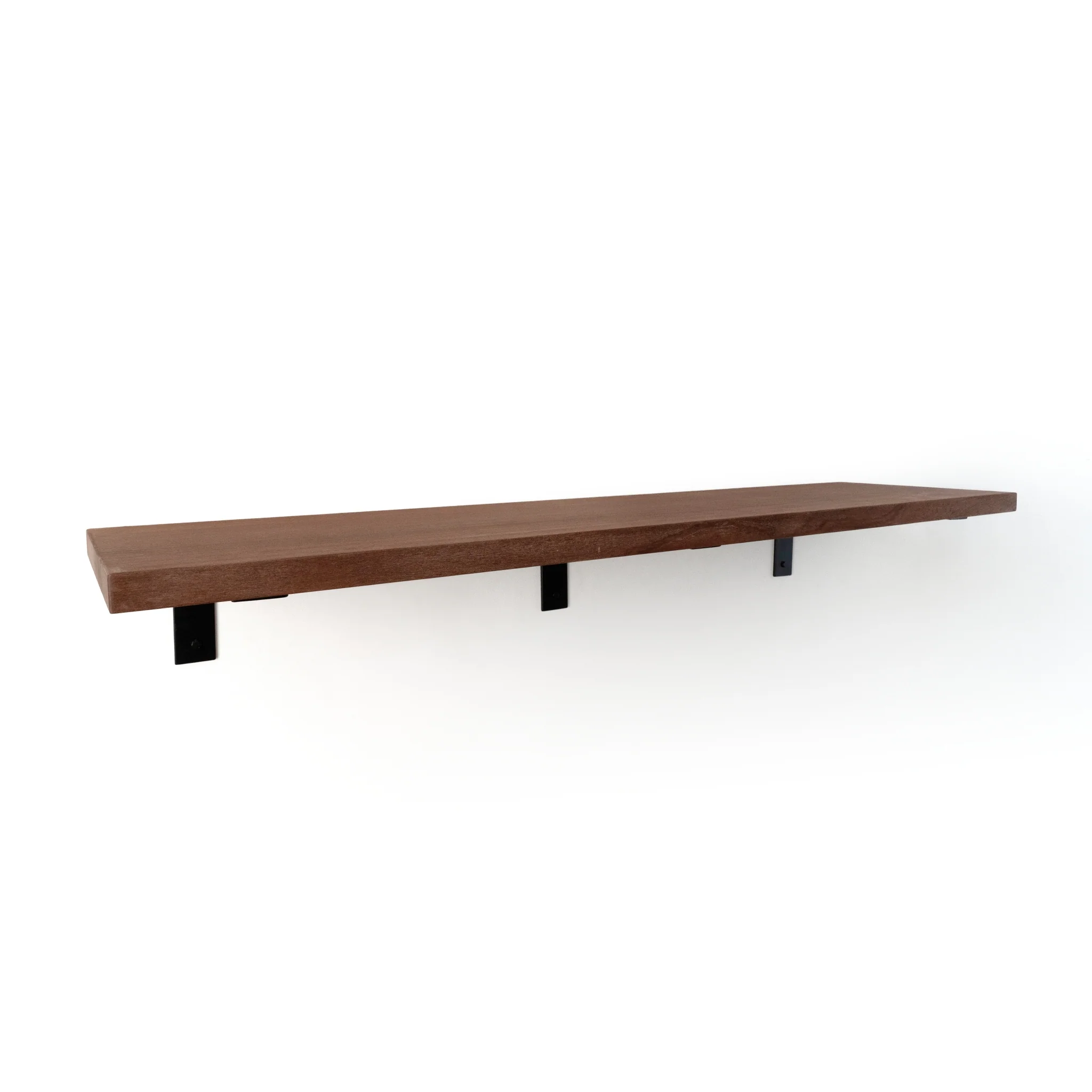 Deep Shelf with Black Steel L Brackets - Image 5
