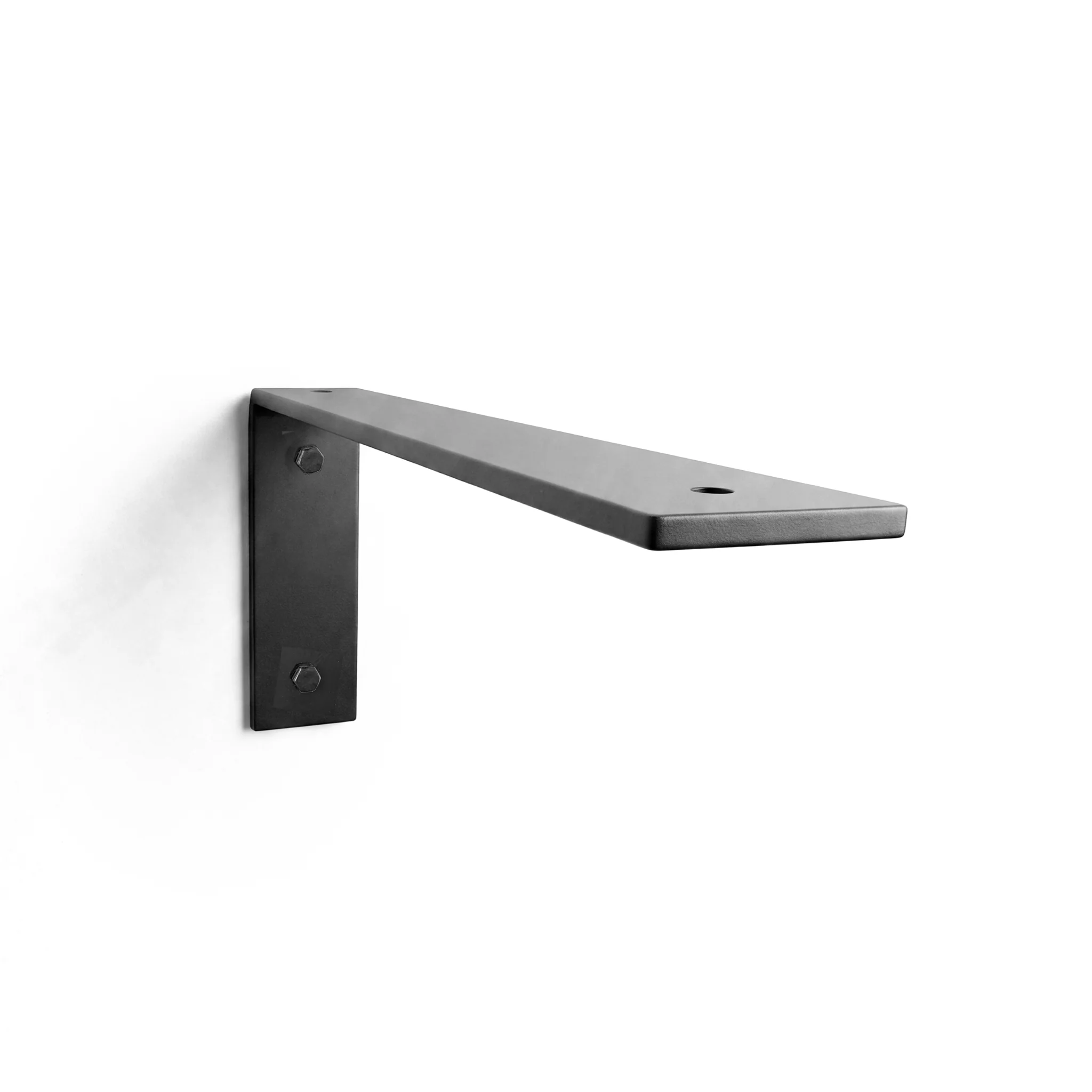 Deep Shelf with Black Steel L Brackets - Image 6
