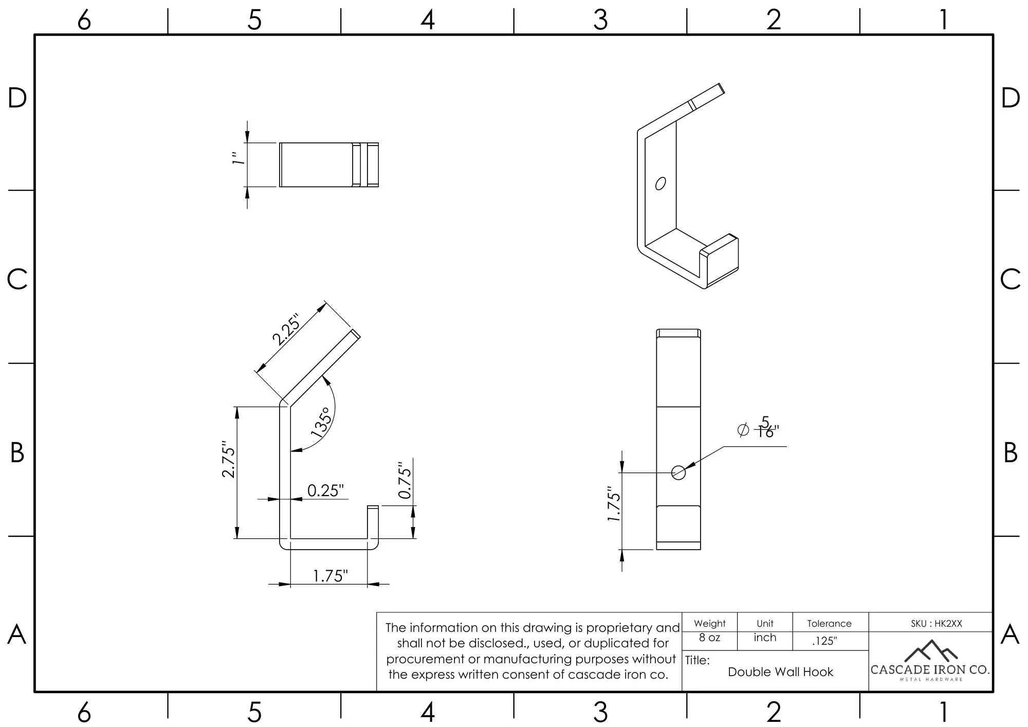 Steel Double J Hook - Image 3