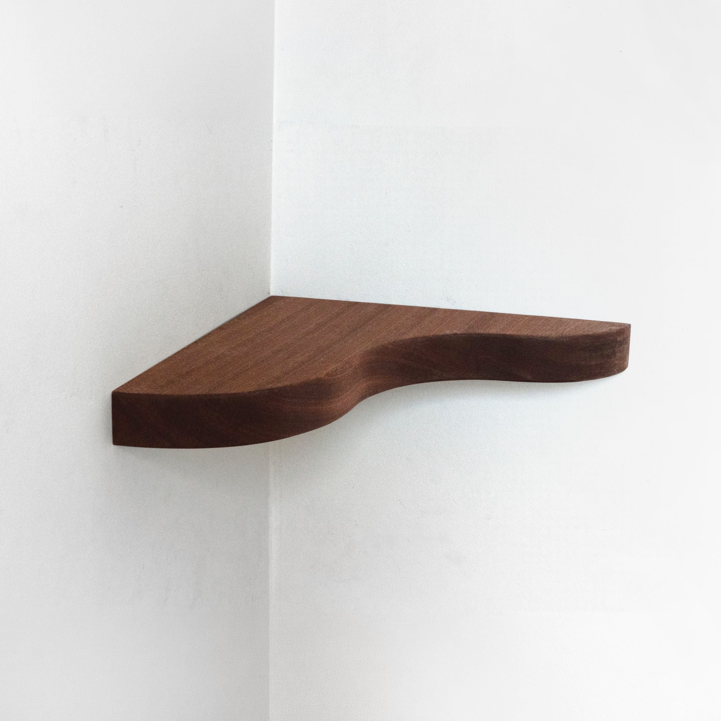 Floating Corner Shelf with Sculpted Edge - Image 14
