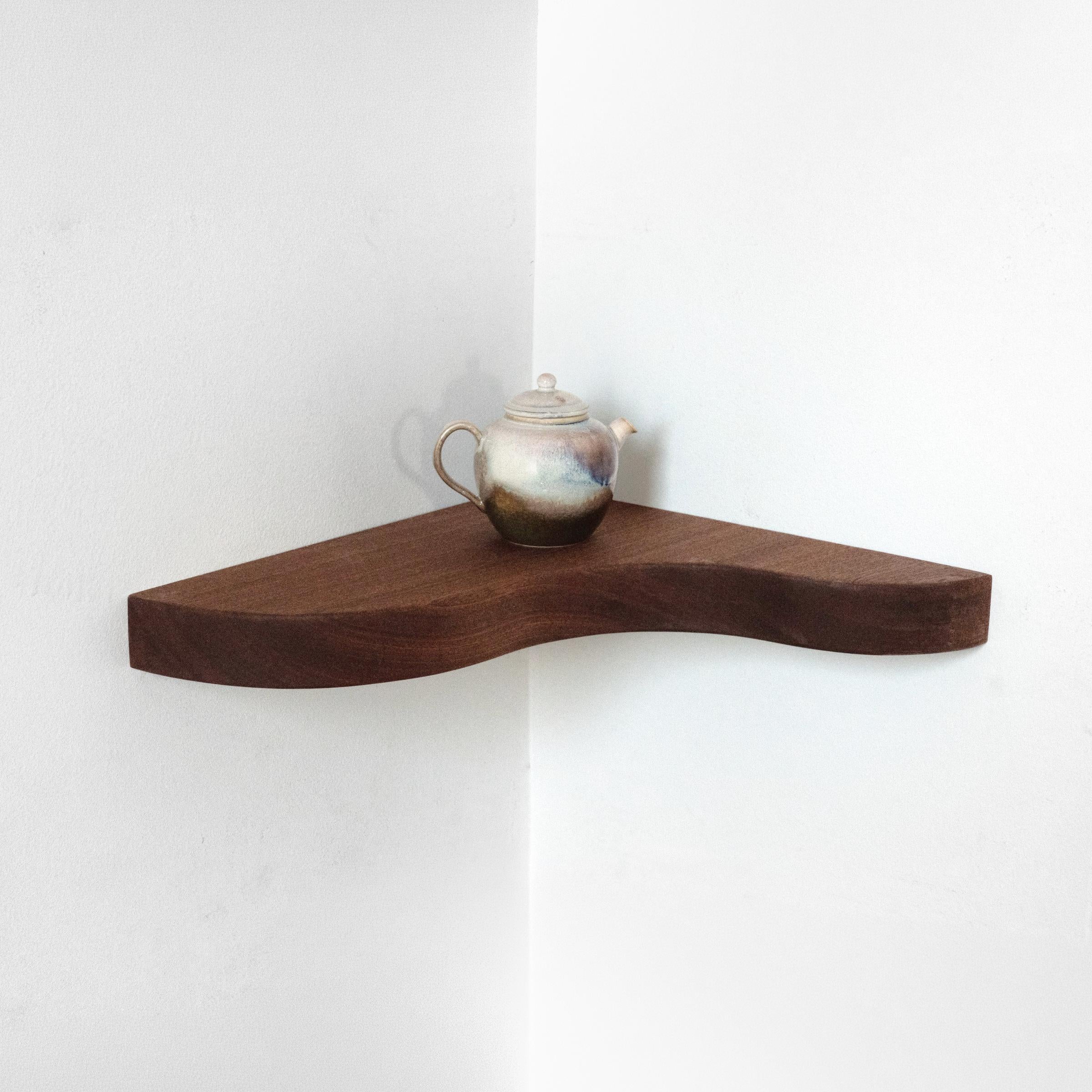 Floating Corner Shelf with Sculpted Edge - Image 18