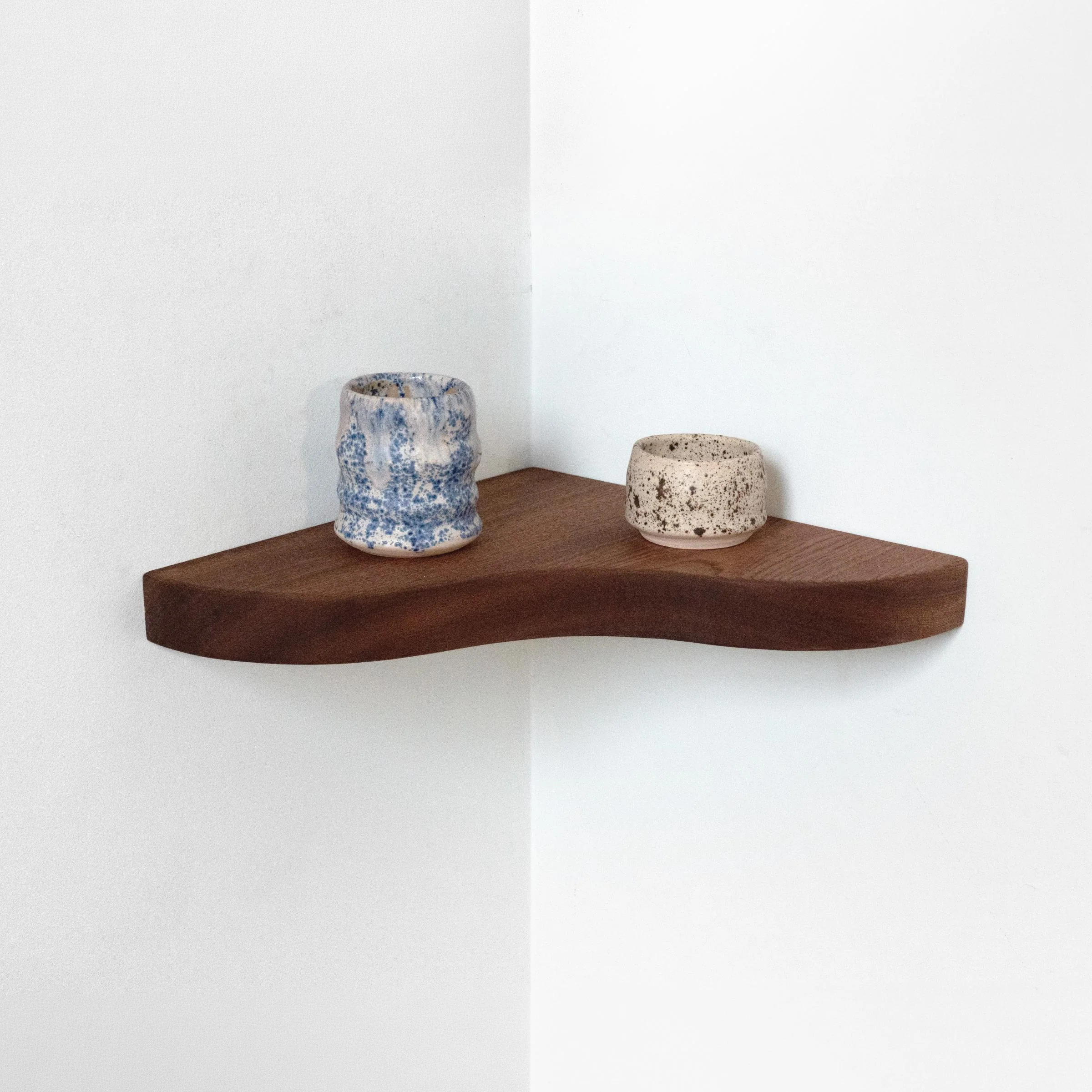 Floating Corner Shelf with Sculpted Edge - Image 19