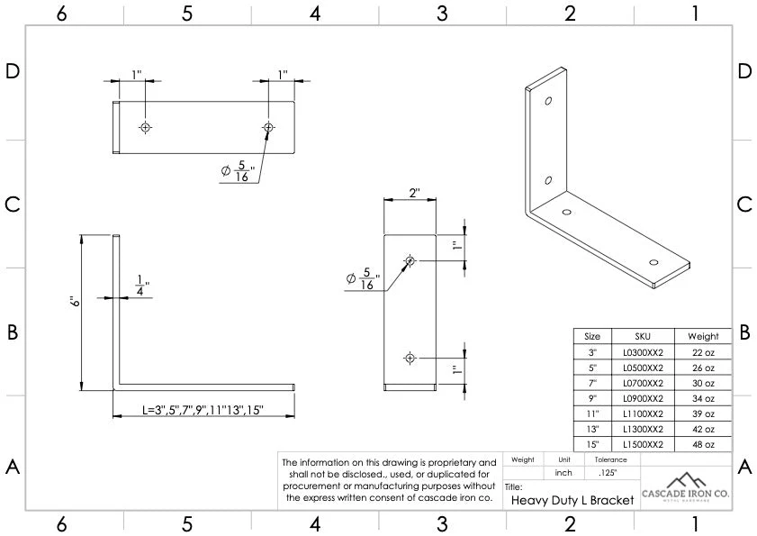 Heavy Duty L Bracket - Image 3
