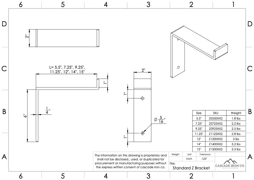 Heavy Duty Z Shelving Bracket - Image 3