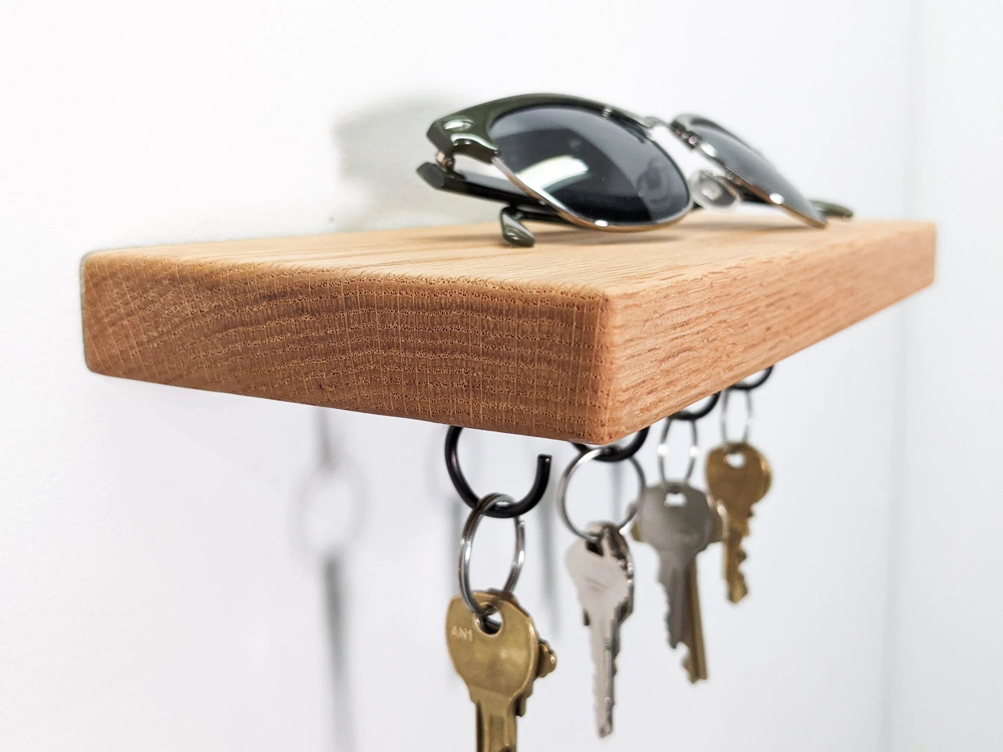 Floating Shelf for Keys in Mahogany - Image 5