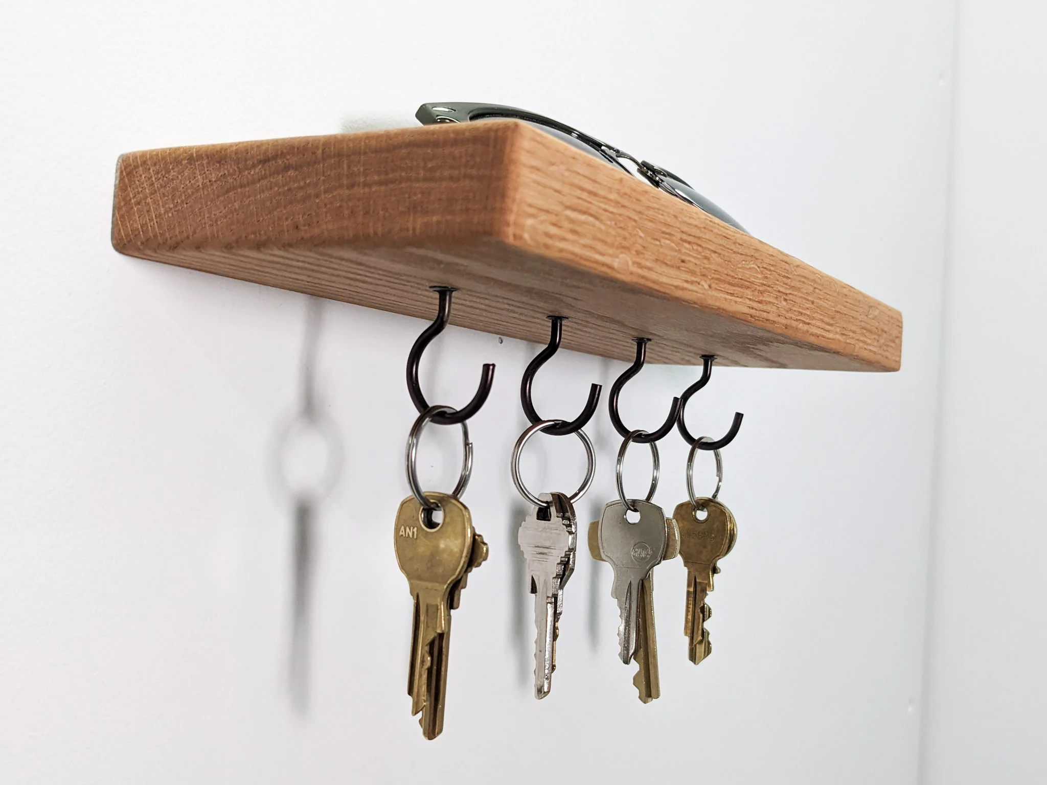 Floating Shelf for Keys in Mahogany - Image 7