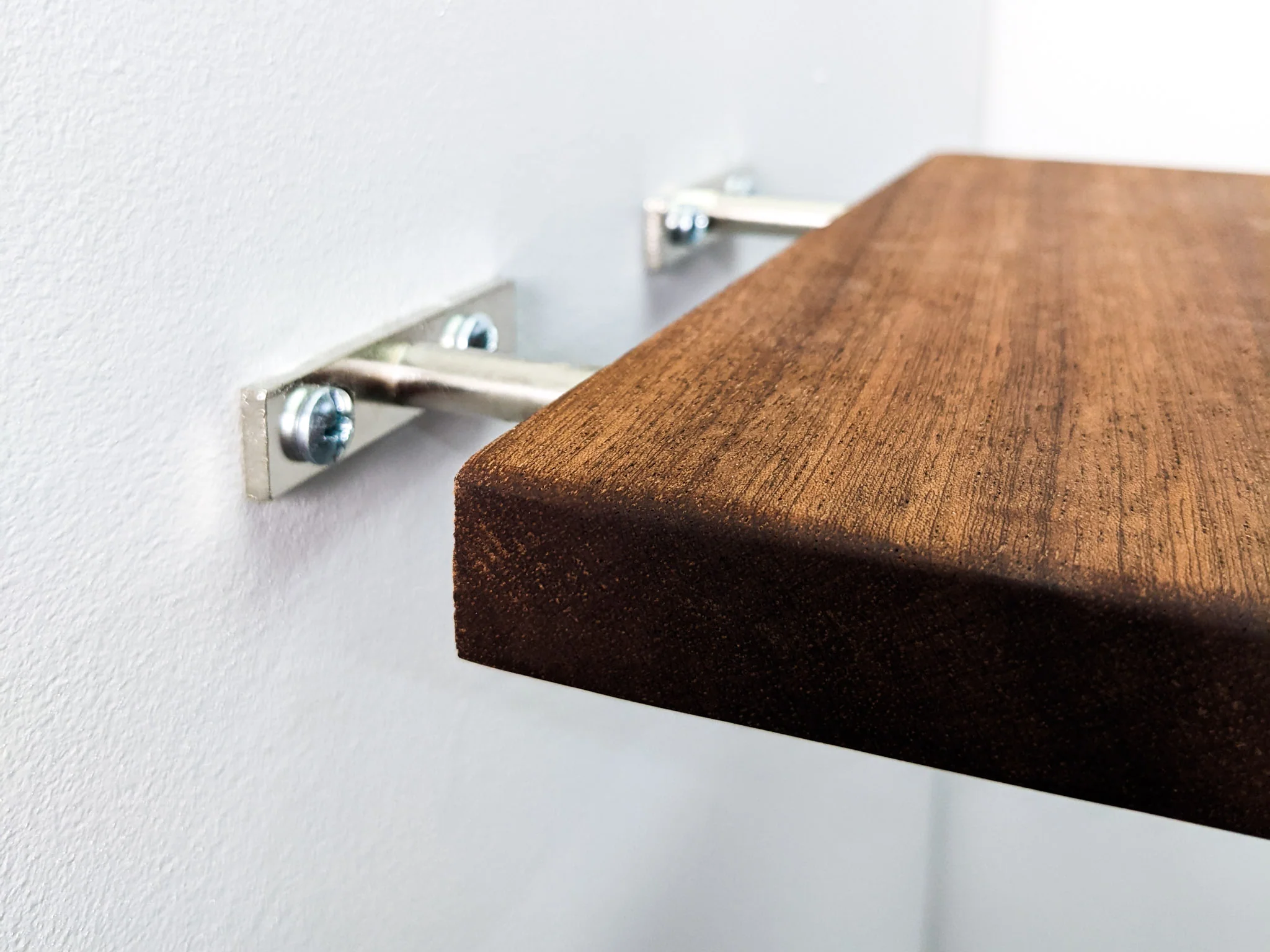 Floating Shelf for Keys in Mahogany - Image 9