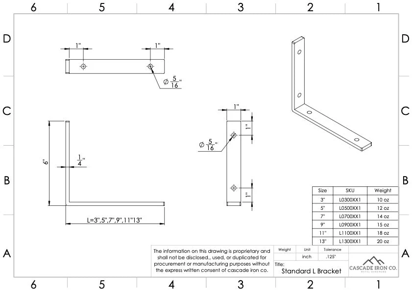L Bracket - Metal Shelving Support - Image 3