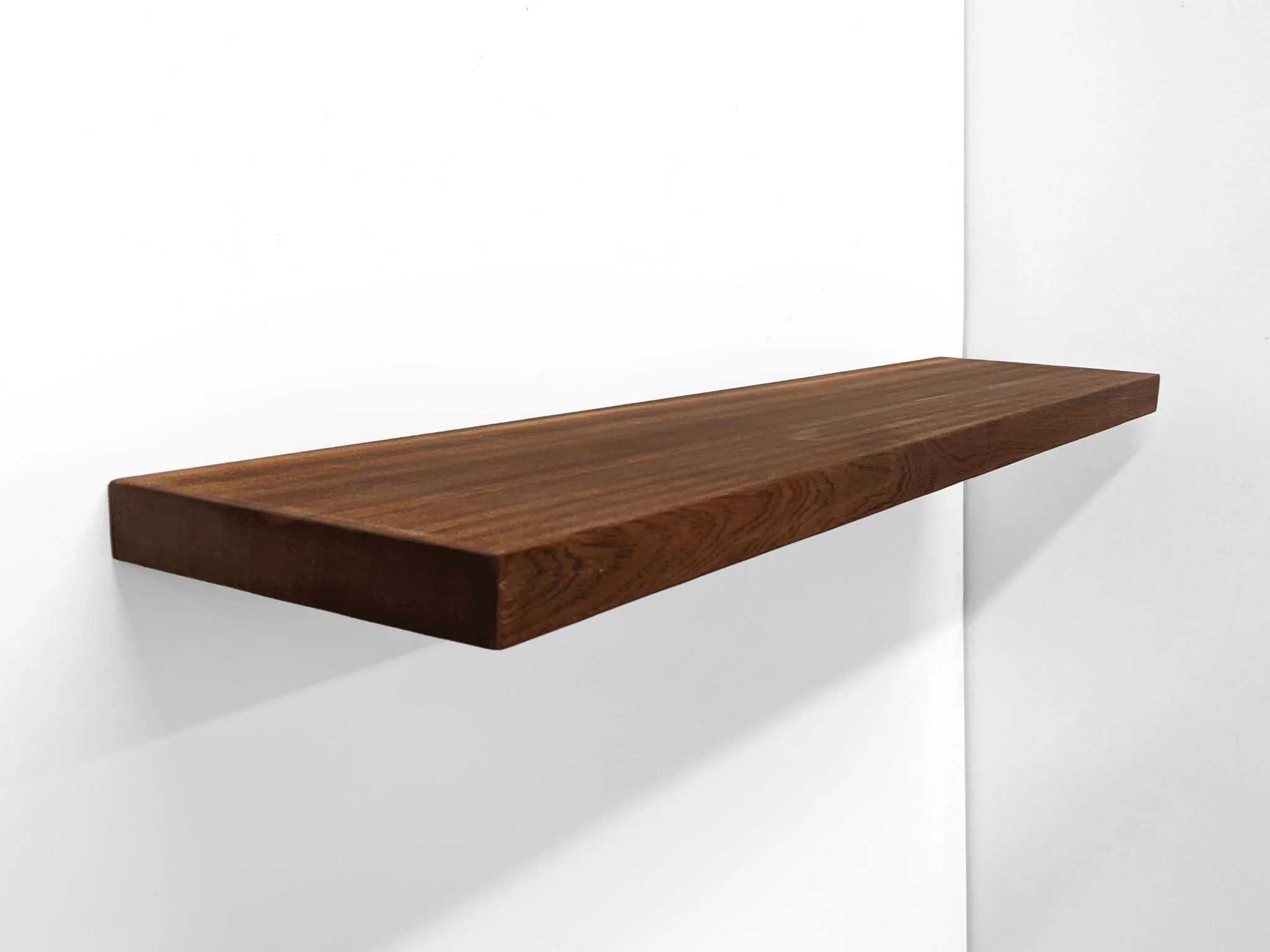 Thick Oak Floating Shelf in 12" to 84" lengths - Image 7