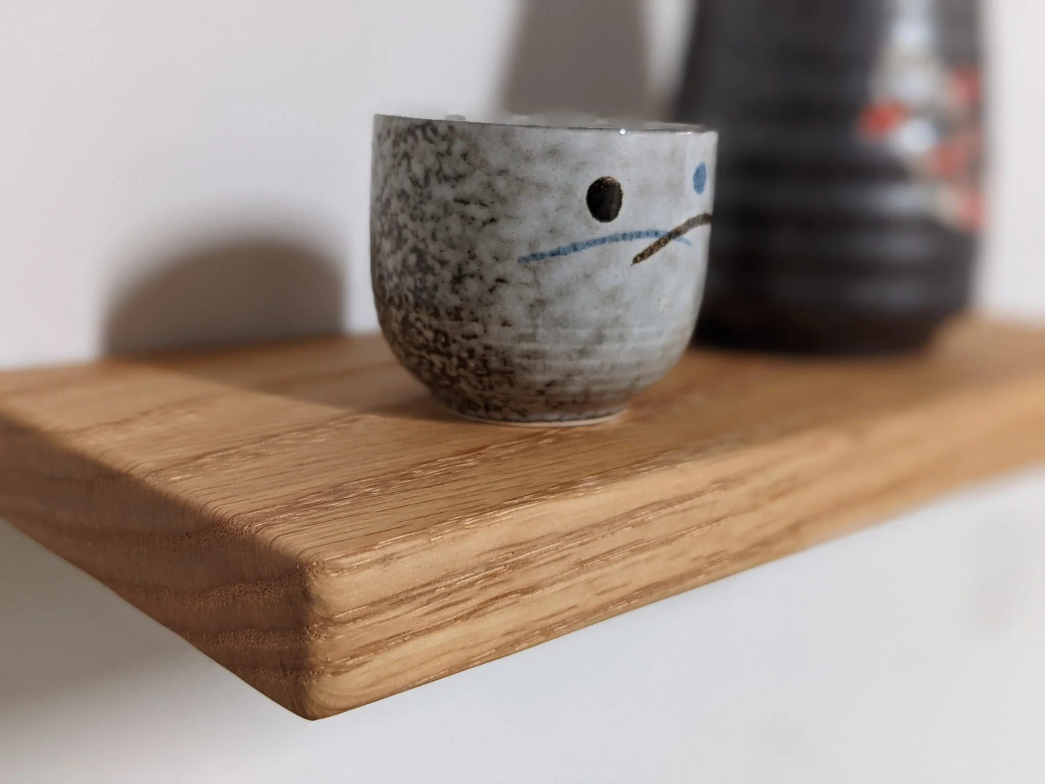 Thin Mahogany Floating Shelf in 6" to 36" lengths - Image 6