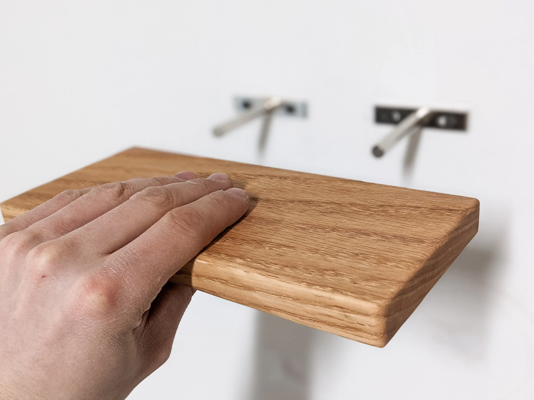 Thin Mahogany Floating Shelf in 6" to 36" lengths - Image 9