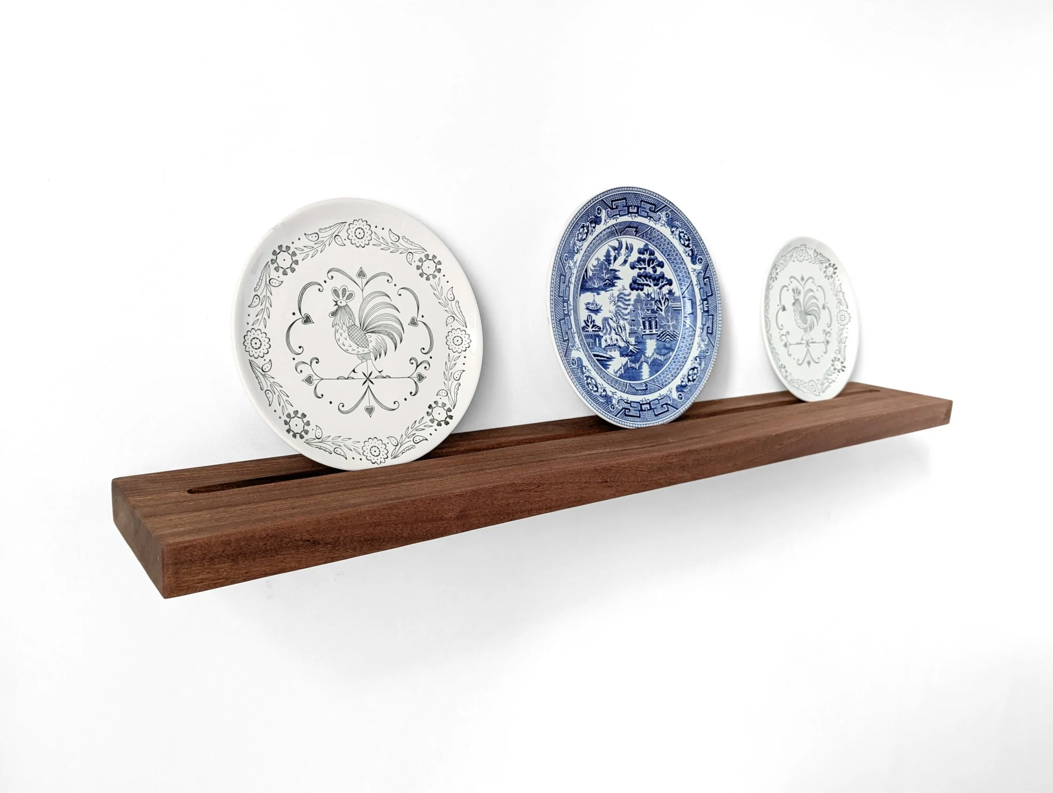 Plate Display Shelf in Oak - Image 6