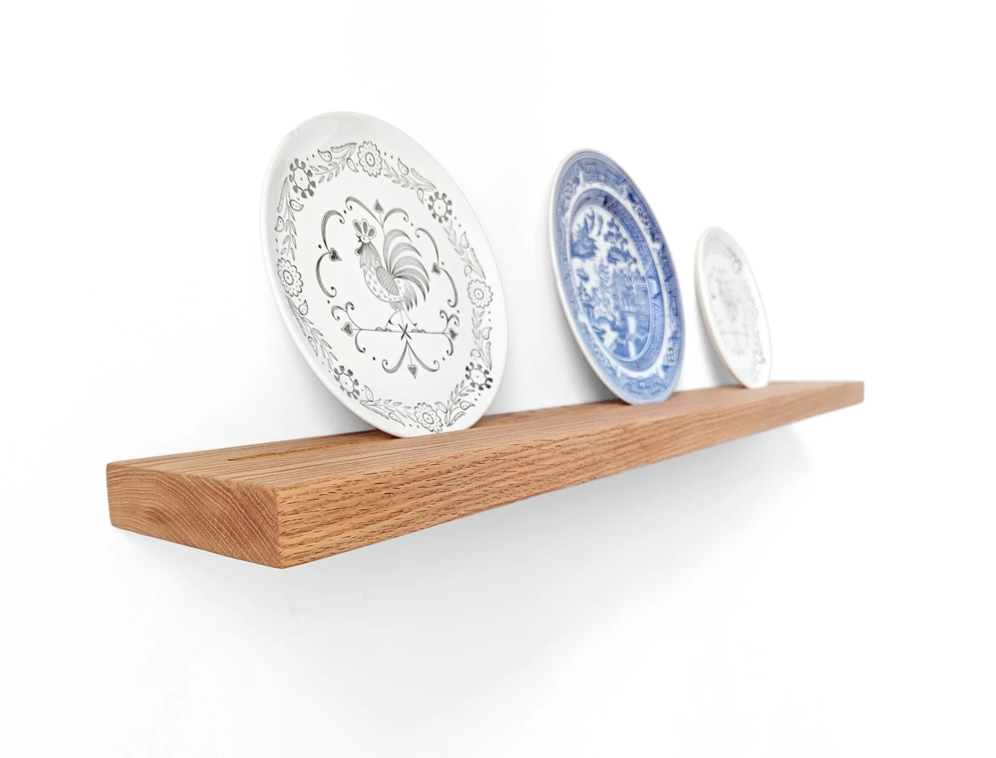 Plate Display Shelf in Oak - Image 2