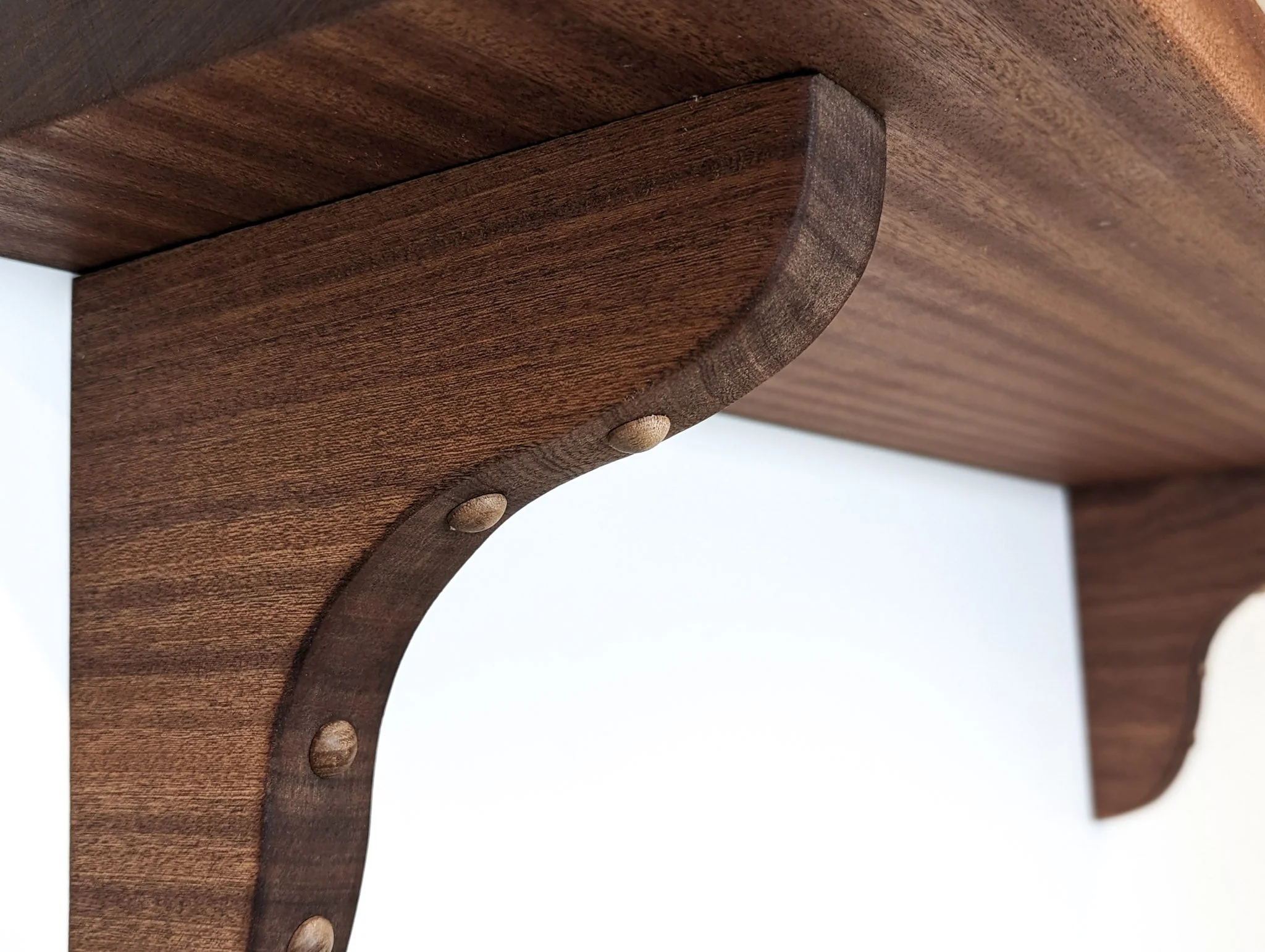 Solid Wood Brackets in Mahogany or Oak - Image 4