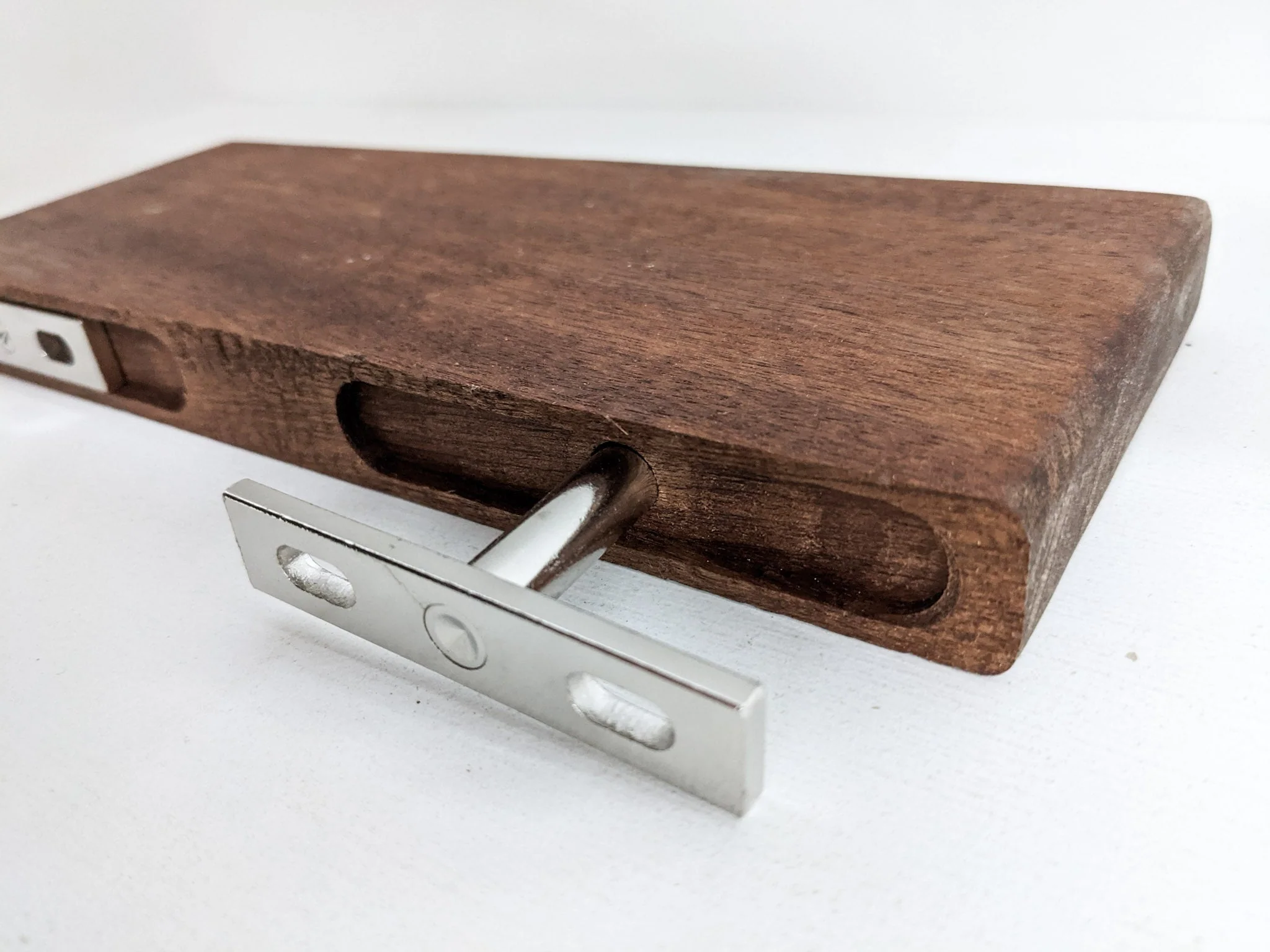 Thick Mahogany Floating Shelf in 6" to 10" lengths - Image 8