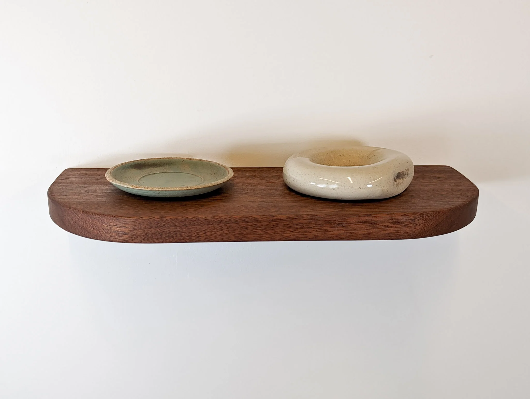 Thin Oak Floating Shelf with Rounded Corners - Image 10