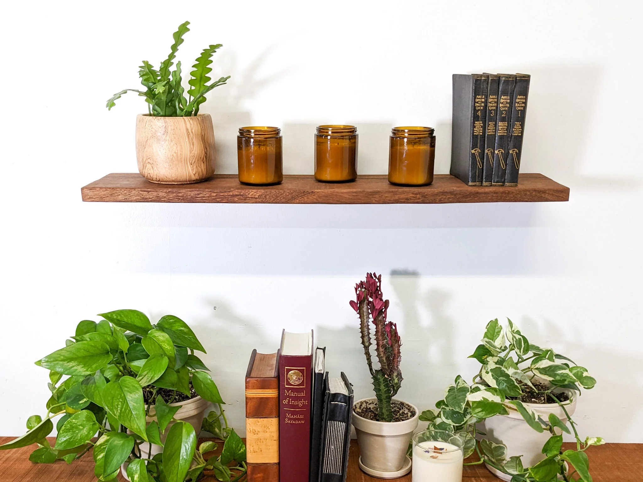 Thin Oak Floating Shelf in 6" to 36" lengths - Image 7