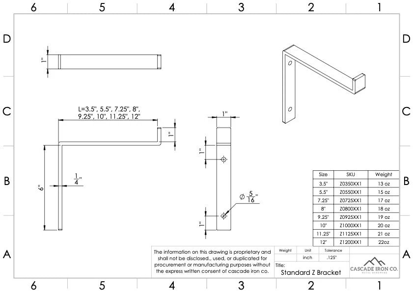 Z Bracket for Open Shelving - Image 7